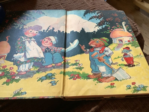 Vtg antique 1925 Raggedy Ann's Wishing Pebble by Johnny Gruelle  book