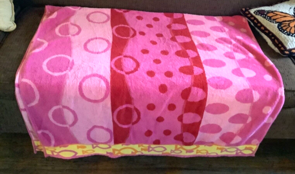 VTG Palm Cove Franco Towels 100% Egyptian Cotton Fish Beach pink red