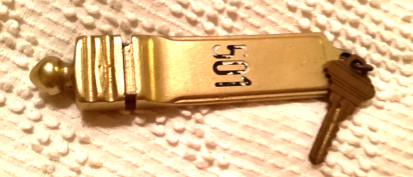 Antique Vtg  Hotel Room  Key & Fob Vintage Rare hotel splendid 8000 Munchen 22
