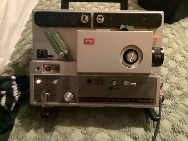 Elmo ST-1200HD M  2-Track SUPER 8 MOVIE PROJECTOR GREAT SERVICED works