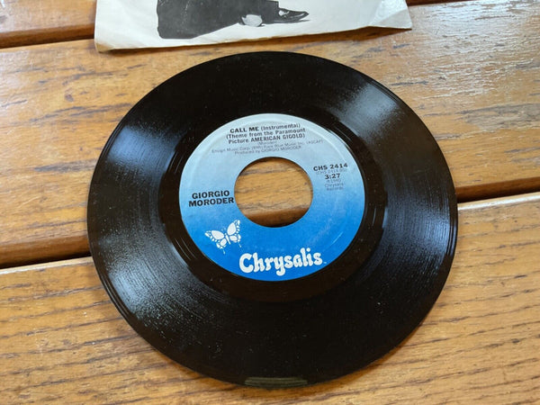 BLONDIE: call me / instro CHRYSALIS 7" Single 45 RPM