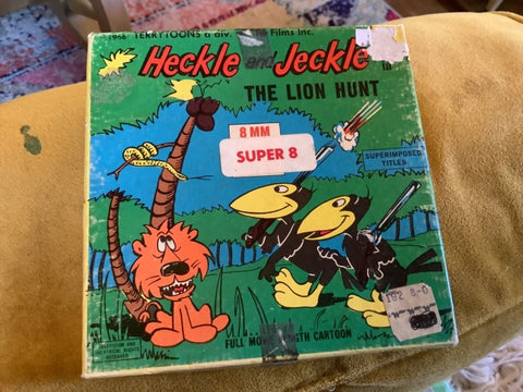 HECKLE AND JECKLE The Lion Hunt COLOR SOUND SUPER 8 1966 TerryToons 8mm cartoon