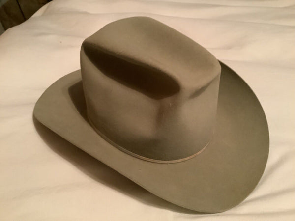 VTG STETSON Silver Belly Double X Resistol Cowboy western Hat Size 7 1/4 xx