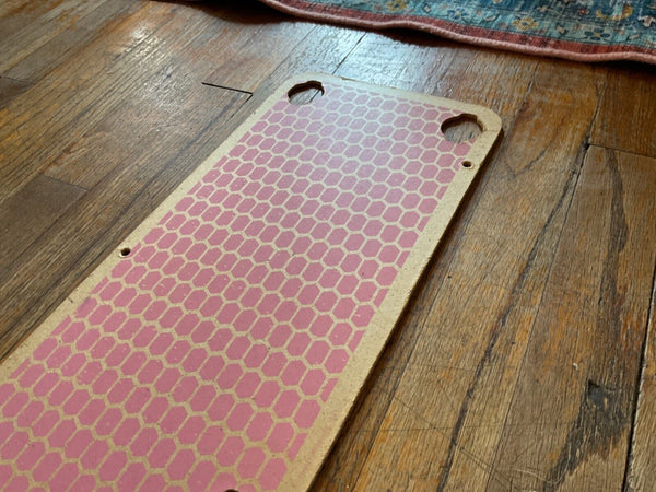 Vintage 1977 MATTEL BARBIE TOWNHOUSE Replacement Parts Floor Pink Hardboard