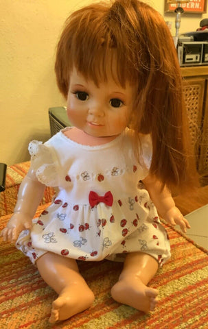 Vintage IDEAL TOY CORP 1972 Baby Crissy Growing Hair Doll GHB-H-225