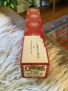 Vtg player piano roll QRS - 1188 Twelfth Street Rag. Played By Lawrence Cook