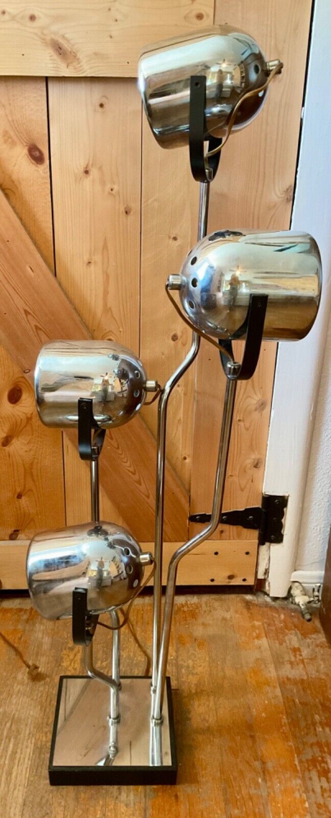 MCM Vintage Goffredo Reggiani Design for Clover Lamp Co. Chrome 4-Arm Table Lamp