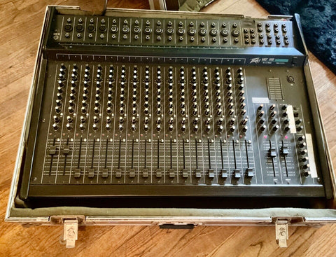 Mid-80's Peavey MD-11B 12 X2 Channel Mixer - Powers On and works comes with case