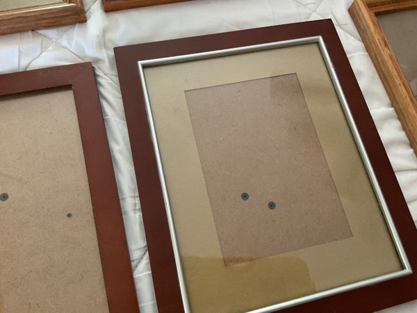 LOT  VINTAGE Wood wooden Picture Frames Gallery Wall 8 by 10