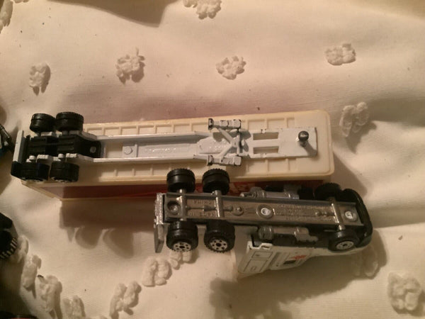 VINTAGE TOY CAR Road Champs Dr Pepper Kenworth Truck Trailer Die Cast Semi 1987