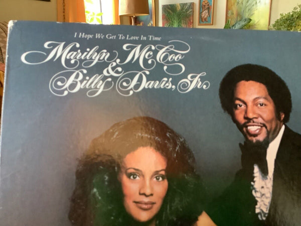 Marilyn McCoo & Billy Davis Jr. SIGNED "I Hope We Get To Love In Time" LP 1976