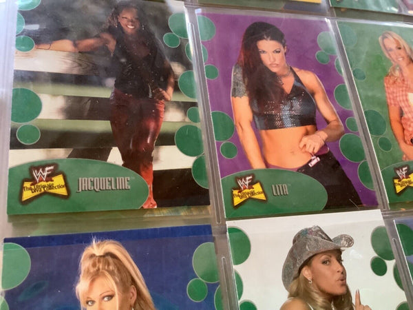 2001 WWF The Ultimate Diva Collection Rookie 8 Card Lot!! WWE Lita Terri Debra