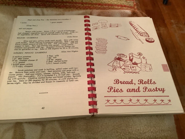 Vintage 1968  CHURCH Kansas City Mo. cookbook booklet binder recipes