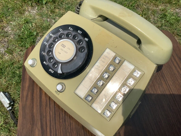 Vintage NTK Japanese Rotary Telephone - model TIE-IOT X SERIES 2A  retro