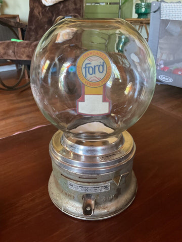 Glass Globe Ford Gumball Machine Ford Gum and Machine Co