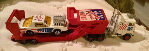 Majorette Super Movers Semi Number One Carrier Transport Made in France