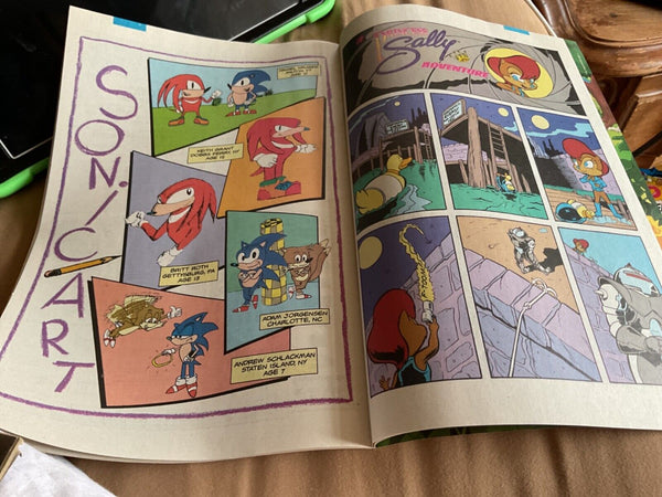 SONIC The HEDGEHOG Comic Book #20 March 1995 PRINCESS SALLY