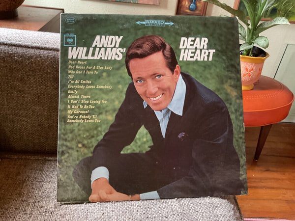 33 RPM LP Record Andy Williams Dear Heart Columbia Records CS-9138 Stereo