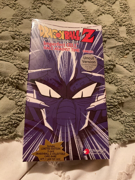 Dragon Ball Z - Imperfect Cell: Race Against Time (VHS, 2000, Uncut)