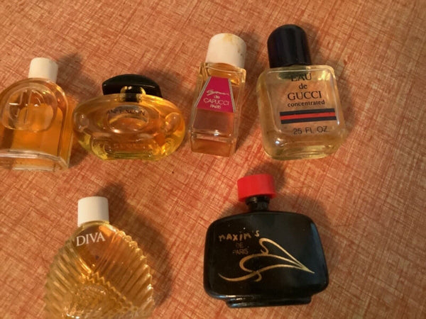 Vintage Lot 20 Miniature Perfume Parfum Cologne Bottles