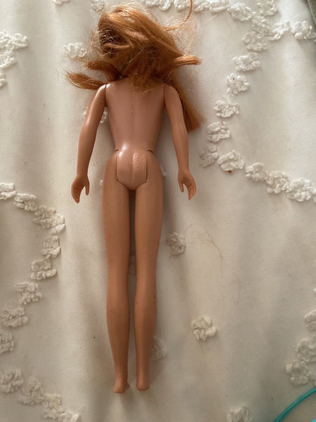 Vtg Mattel Vintage 60s SKIPPER red HAIR Doll Nude