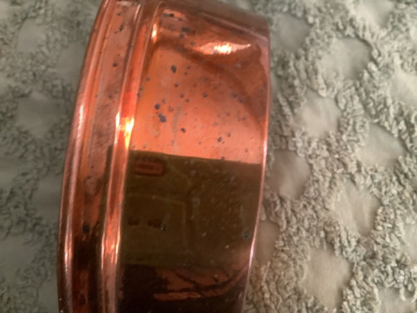 Vintage 15 Copper 7 Egg Poacher Escargot  Pan skillet Hand Crafted Iron Handle