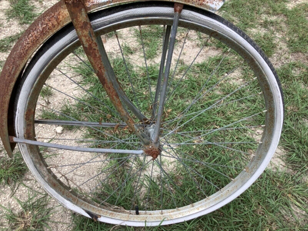 Vintage antique Monark Bicycle bike needs restoration