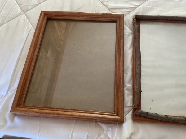 LOT  VINTAGE Wood wooden Picture Frames Gallery Wall 8 by 10