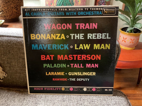 Hit Instrumentals From Western TV Themes 1961 UAl=3161 Vinyl 12'' Vtg looks new
