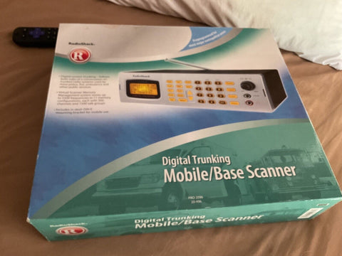 Radio Shack Pro-2096 Digital Trunking Mobile/Base Scanner in box works