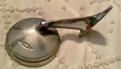 Vtg 1965 1966 Chevy Impala Caprice Chrome Factory Driver Side Mirror 3863609