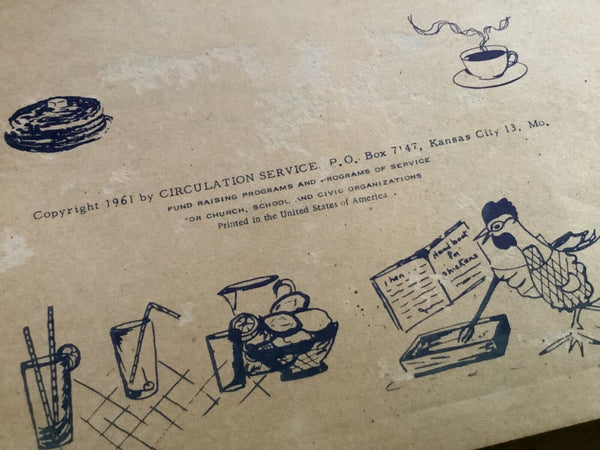 Vtg 1961 Extention Homemakers Delight Cook's Cookbook booklet Kansas City MO.