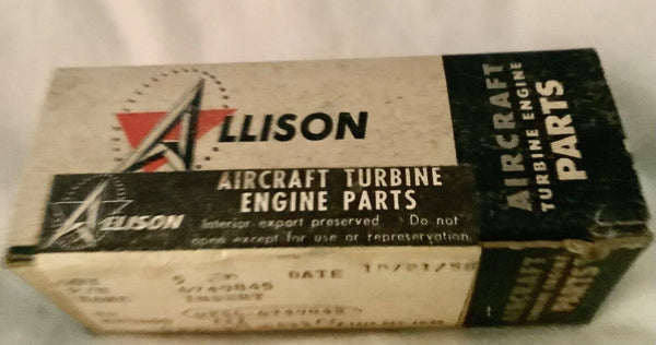 VINTAGE Allison Aircraft Turbine Engine Parts Insert 1958