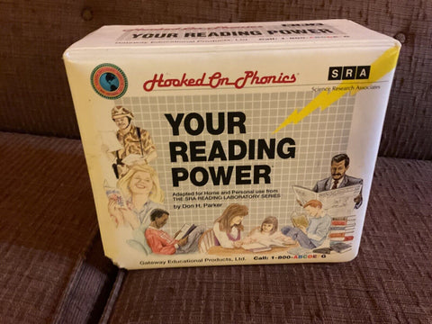 Hooked on Phonics Your Reading Power SRA 1992 Cassettes Booklet Key Complete Set