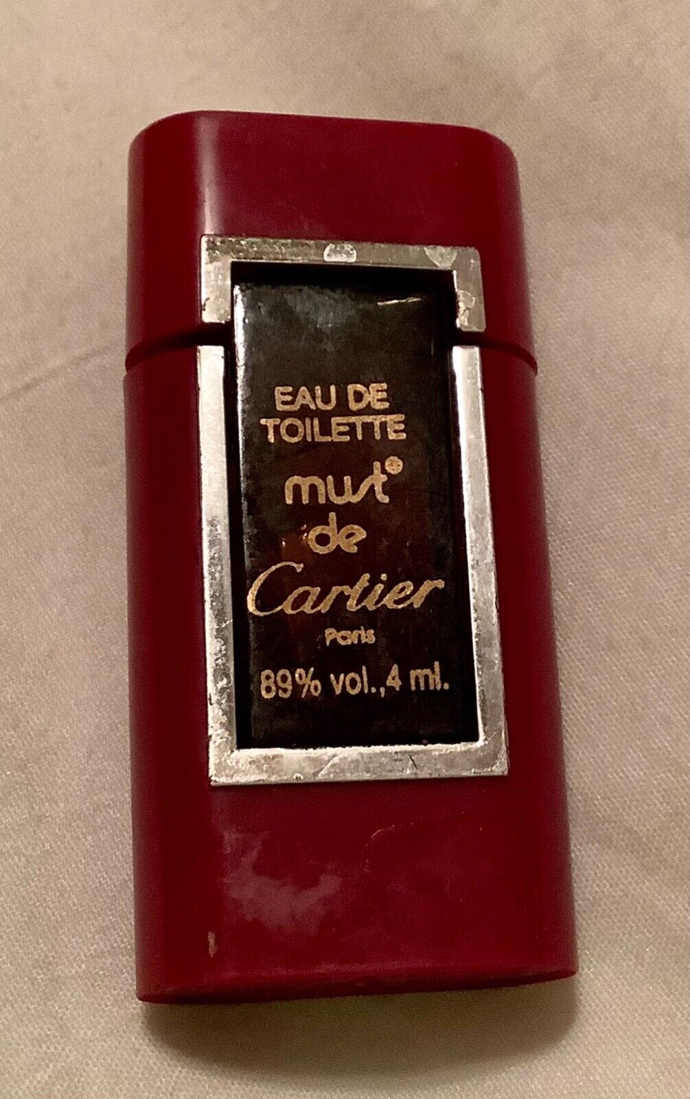 MUST DE CARTIER by Cartier 4 ml Eau de Toilette Splash Mini Vintage