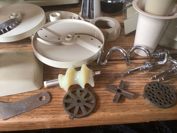 Vintage OSTER Regency Kitchen Center Mixer Blender Hooks Beaters Bundle Lot