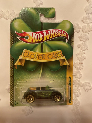 HOTWHEELS WAL-MART 2011 CLOVER CARS VOLKSWAGEN BEETLE