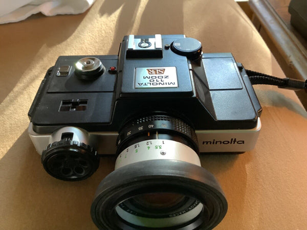 Minolta 110 Zoom SLR Film Camera w/25-50mm f4.5 Lens