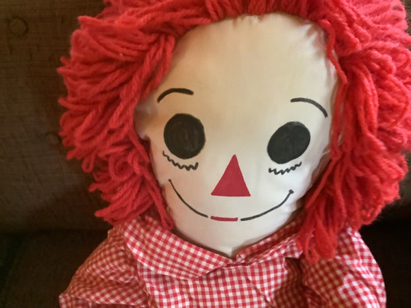 Vtg Raggedy Ann Andy Doll 34 inches