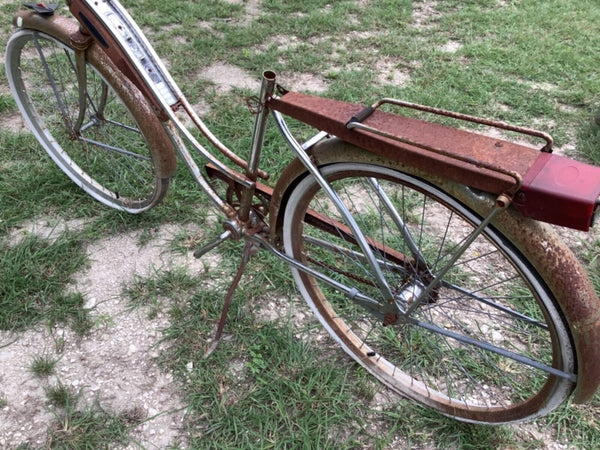 Vintage antique Monark Bicycle bike needs restoration