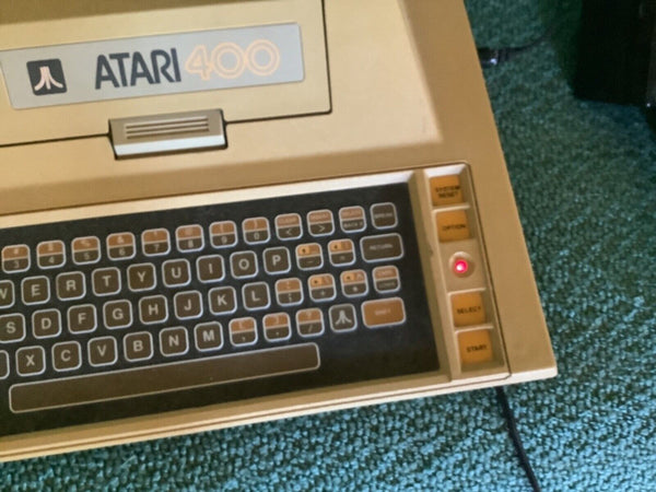 Vintage Atari The Educator 400  computer system in box