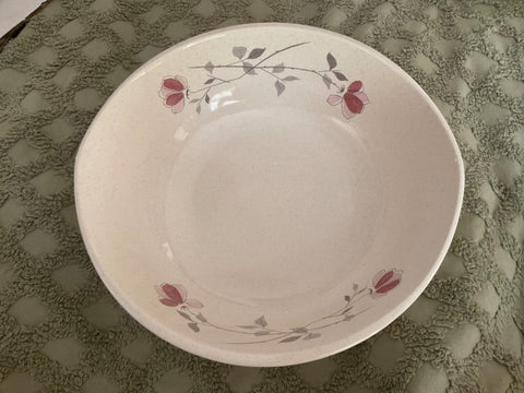 Fransisca Duet Rose Eclipse Retired Large Serving Salad Bowl Earned MCM Atomics