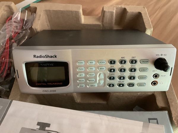 Radio Shack Pro-2096 Digital Trunking Mobile/Base Scanner new in box