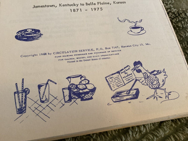 Vintage Bicentennial Cookbook Recipes 1968 Kansas City cook book booklet