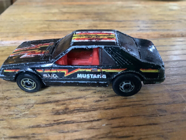 1985 Hot Wheels Ford Mustang SVO Fox Body GT Hot Ones Beautiful Vintage Car