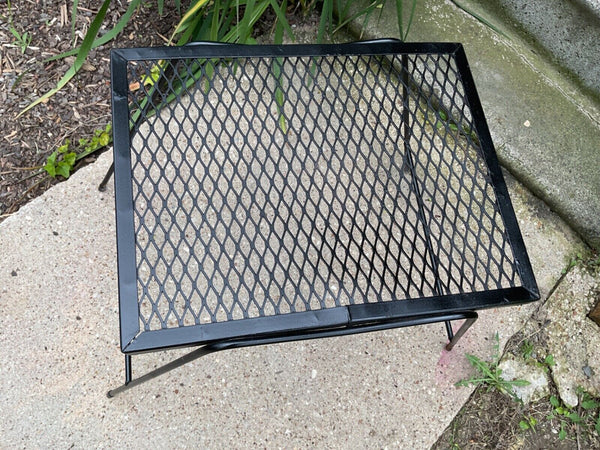 Mid Century Modern Wrought Iron Nesting end side Table Vintage Patio Furniture