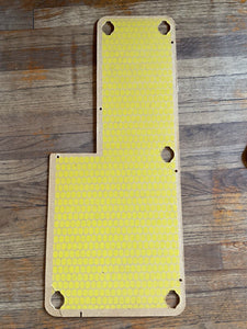 Vintage 1977 MATTEL BARBIE TOWNHOUSE Replacement Parts Floor yellow Hardboard