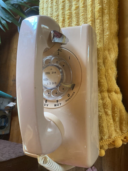 Vintage Western Electric Bell System 554BMP Rotary Dial Wall Telephone phone