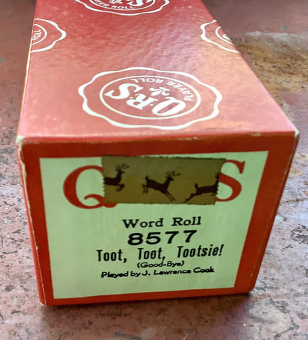 TOOT, TOOT, TOOTSIE! GOO' BYE!  QRS player piano roll #2080 - pb VICTOR ARDEN