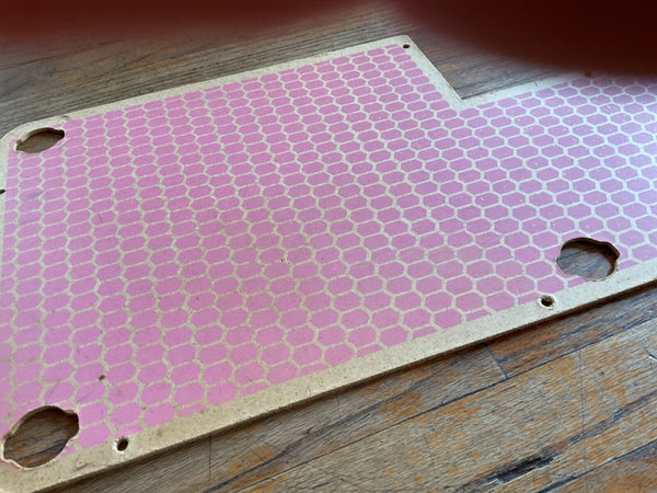 Vintage 1977 MATTEL BARBIE TOWNHOUSE Replacement Parts Floor Pink Hardboard